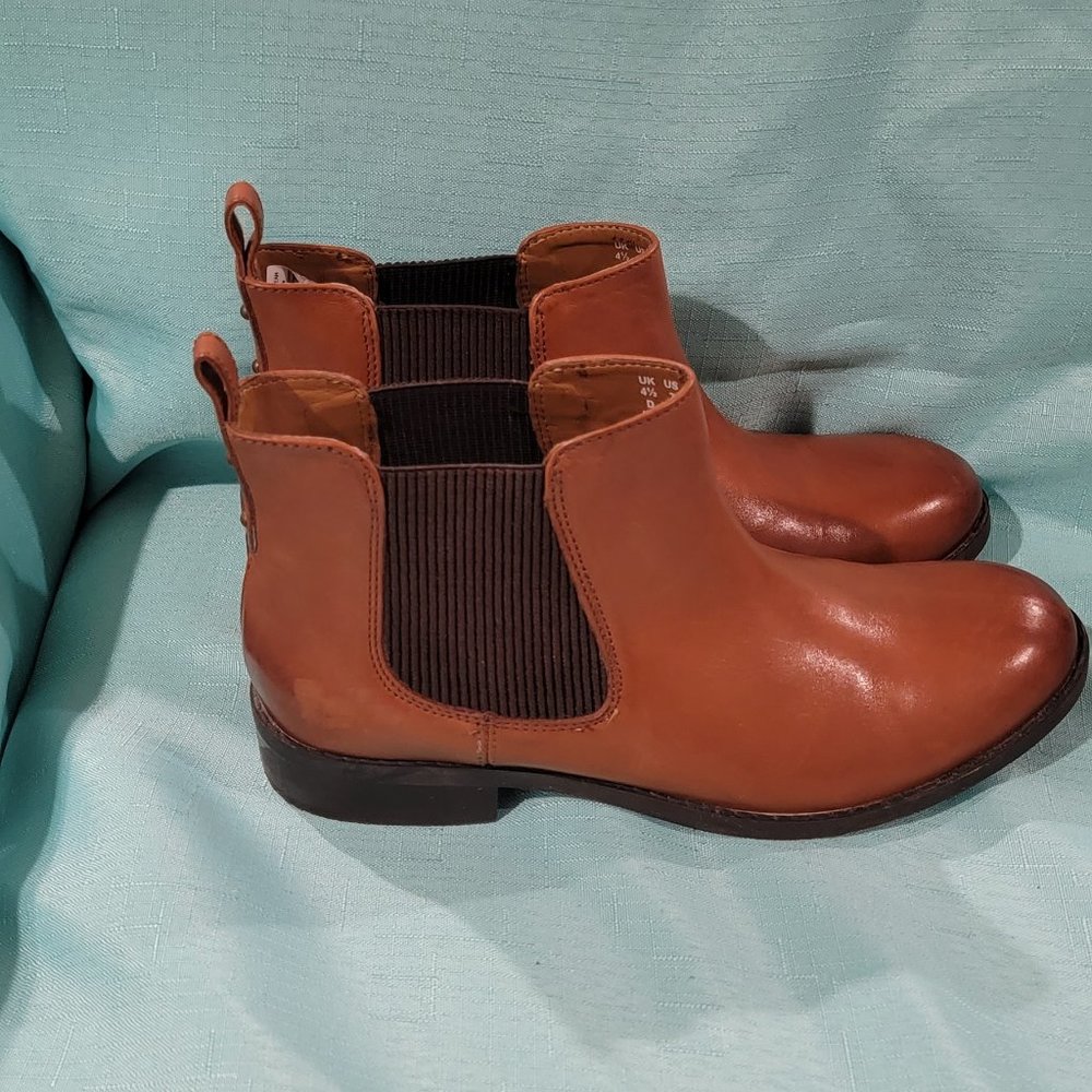 Clarks Brown Ankle Boots